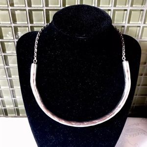 Sterling Tubular thick necklace